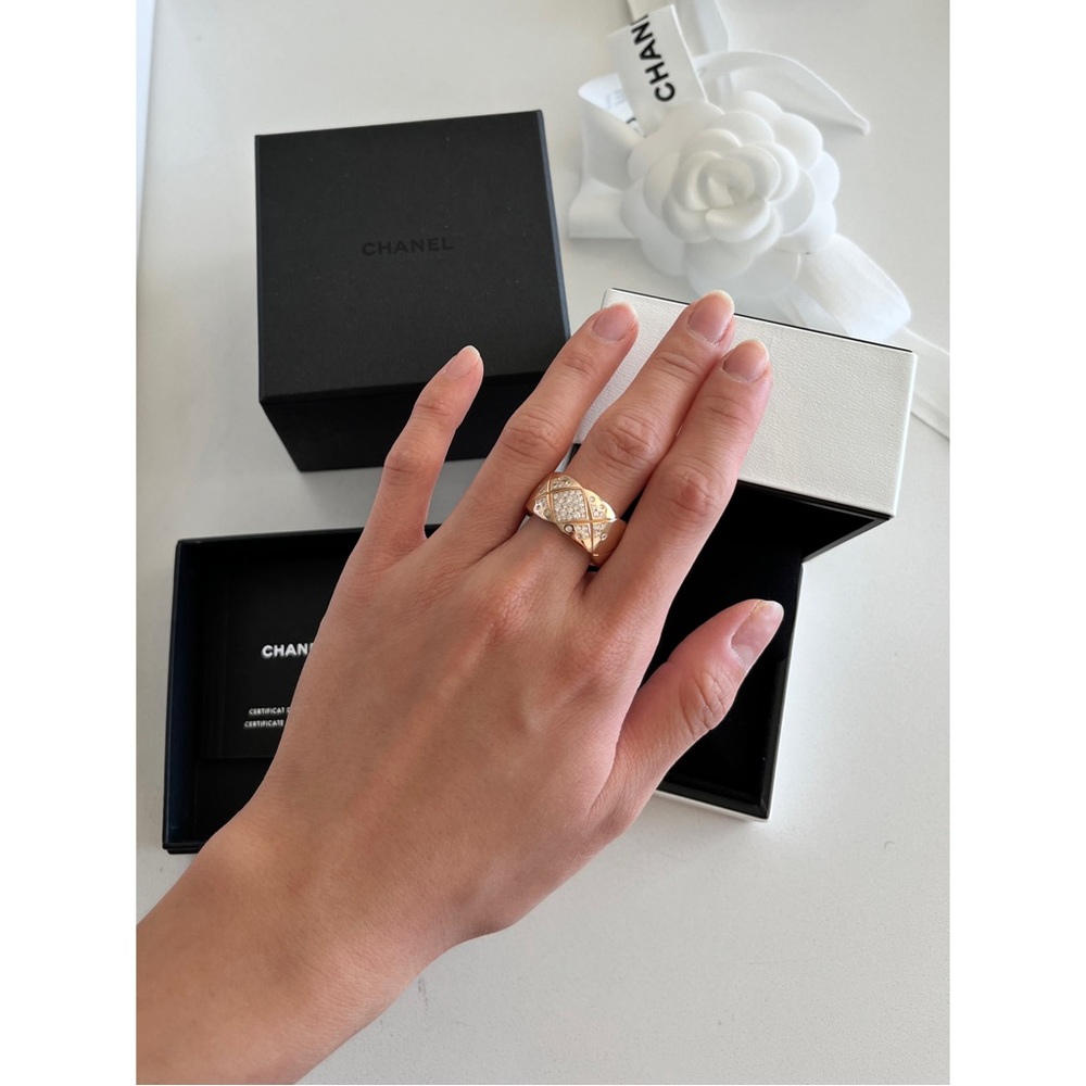 Brand New Full-set Chanel Coco Crush Ring in Sz 51